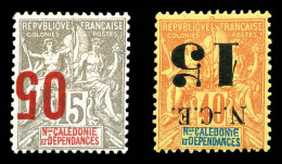 N°66 Et 105a: Les 2 Exemplaires Surcharges Renversée. TB  Qualité: *  Cote: 370 Euros - Unused Stamps