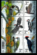 Finnland Suomi 2001 - Mi.Nr. Block 27 - Postfrisch MNH - Vögel Birds Spechte Woodpecker - Piciformes (pájaros Carpinteros)
