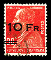 N°3, Berthelot Surchargé à Bord Du Paquebot 'ILE DE FRANCE' 10F Sur 90c Rouge, Très Bon Centrage, Tr - 1927-1959 Gebraucht