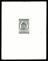 5c De 1868, Epreuve En Noir 135x105mm. SUP. R.R. (signé Brun/Calves/certificat)  Qualité: (*)   - Newspapers