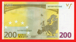 04 - BILLET 200 EURO 2002 NEUF Signature Wim Duisenberg N° U21001027262 - Imp T001A3 - 200 Euro