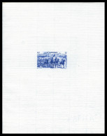 N°54/60, Série Tchad Au Rhin: Ensemble De 7 épreuves D'Artiste En Bleu Outremer Sur Papier Filigrané - Unused Stamps