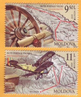 2020  Moldova Moldavie Russia Romania  Europa-cept Chisinau,  Postal Routes Of Bessarabia  2v Mint - 2020