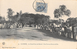 CPA GUYANE / AU ROND POINT DE BADUEL / UNE COURSE D'AUTOMOBILES - Otros & Sin Clasificación