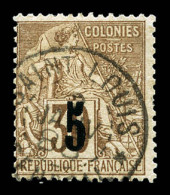 N°2A, 5c Sur 30c Brun Type II, Jolie Pièce, Rare (signé Calves/certificat)  Qualité: Oblitéré  Cote: - Unused Stamps