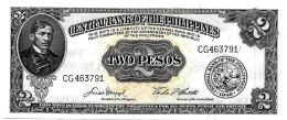 PHILIPPINES English Série 2 Peso KM 134d  1949  José RIZALNeuf - Philippines