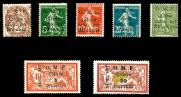 N°98/104, Série Complète, Les 7 Valeurs TB  Qualité: *  Cote: 350 Euros - Unused Stamps