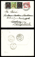 AFFRANCHISSEMENT MIXTE: 5c Vert-jaune + 10c Noir Sur Lilas (2ex) Oblitération Bilingue Du 25 Oct 190 - Storia Postale