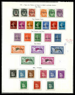 ANDORRE: 1931/1946, POSTE-TAXE-PA, Collection Complète Dont N° 1 à 23 Et Taxe N°9 à 15, Presentée Su - Collezioni