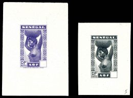 N°148, Sénégalaise: 2 épreuves Sans Faciale: Noire Et Violet. TB  Qualité: (*)   - Unused Stamps