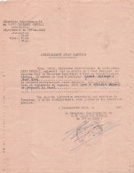 AVERTISSEMENT AU BOULANGER DE SAINT DIERY 03/1943 POUR DECLARATION ERRONEE SUR LE RAVITAILLEMENT - 1939-45