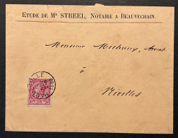 Enveloppe OBP 46 - EC HAMME-MILLE 5 NOVE 1889 - 1869-1888 Lion Couché (Liegender Löwe)