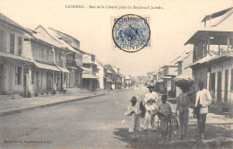 CPA GUYANE / CAYENNE / RUE DE LA LIBERTE PRISE DU BOULEVARD JUBELIN - Otros & Sin Clasificación