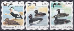 Aland 1987 - Mi.Nr. 20 - 22 - Postfrisch MNH - Tiere Animals Vögel Birds Enten Ducks - Canards
