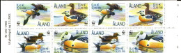 Aland 2001 - Markenheftchen Mi.Nr. 183 - 186 - Postfrisch MNH - Tiere Animals Vögel Birds Enten Ducks - Canards