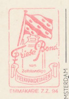Meter Card Netherlands 1973 Frisian Association Of Milk Traders - Leeuwarden - Alimentazione