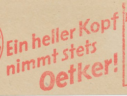 Meter Cut Deutsche Post / Germany 1951 Foodproducts - Oetker - Alimentazione