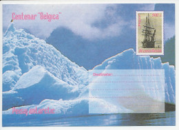 Postal Stationery Romania 1997 Ship - Belgica - Spedizioni Artiche