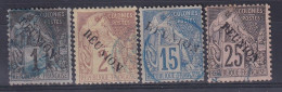 Réunion                17-18-22-24  Oblitérés - Used Stamps