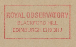 Meter Cover GB / UK 1987 Royal Observatory Edinburgh - Astronomy