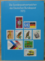 BRD Bund Jahrbuch Der Deutschen Post 1973 Postfrisch #NS282 - Sonstige & Ohne Zuordnung