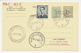 Postcard / Postmark Belgium 1958 South Pole Station - Arktis Expeditionen