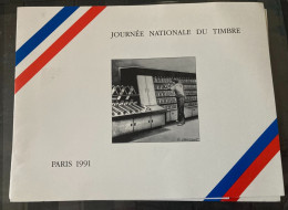 Journée Nationale Du Timbre 1991 Paris - Documents Of Postal Services