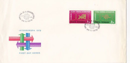 EUROPEAN COOPERATION, COVER FDC, 1972, ROMANIA - FDC