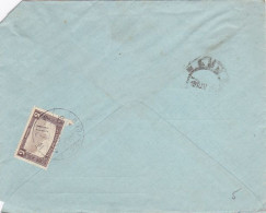BUDAPEST PARLIAMENT PALACE STAMP ON OFFICE HEADER REGISTERED COVER, 1923, HUNGARY - Brieven En Documenten