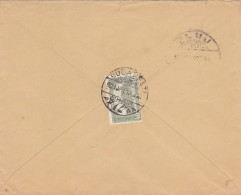BUDAPEST PARLIAMENT PALACE STAMP ON OFFICE HEADER COVER, 1923, HUNGARY - Covers & Documents