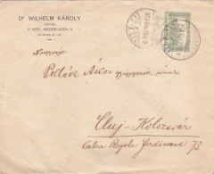 BUDAPEST PARLIAMENT PALACE STAMP ON OFFICE HEADER COVER, 1923, HUNGARY - Covers & Documents