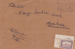 BUDAPEST PARLIAMENT PALACE STAMP ON FRAGMENT, 1918, HUNGARY - Covers & Documents