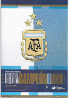 ARGENTINA - AÑO 2023 - ARGENTINA CAMPEON MUNDIAL FIFA 2022 - QATAR 2022 - COMPLETO BOOKLET Y SELLOS *MNH* - Unused Stamps
