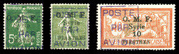 N°1/3, Série De 1920, Les 3 Valeurs TTB (signé Calves/certificat)  Qualité: *  Cote: 1545 Euros - Aéreo