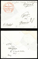 Grand Cachet Rouge Des Aérostiers 'NADAR DARTOIS DURUOF' Au Recto D'une Enveloppe (angle Supérieur R - War 1870