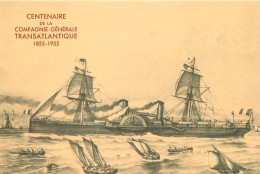 CENTENAIRE DE LA COMPAGNIE GENERALE TRANSATLANTIQUE WASHINGTON - Cargos