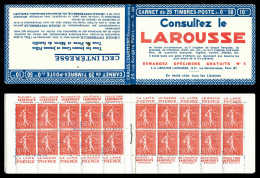 N°199-C42, Série 188, CONSULTEZ LE LAROUSSE Et EU, Haut De Feuille. TTB  Qualité: **   - Anciens : 1906-1965