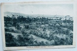 RICORDO DI FORANO SABINO - PANORAMA 1922 - CARTOLINA DI 102 ANNI! - Rieti