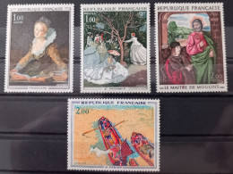 1972  -  4 Trés Beaux Timbres Neufs ** Gomme Intacte TABLEAUX N°1702-1703-1732-1733 - Unused Stamps