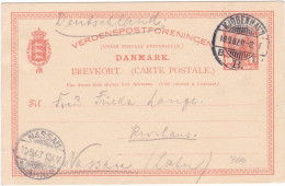 DANMARK - DANIMARCA  - CARTOLINA  POSTALE  -  VIAGGIATA - 1907 - Interi Postali