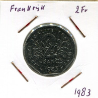 2 FRANCS 1983 FRANCE Pièce Semeuse Pièce Française #AM613.F.A - 2 Francs