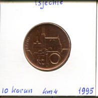 10 KORUN 1995 REPÚBLICA CHECA CZECH REPUBLIC Moneda #AP776.2.E.A - Tchéquie