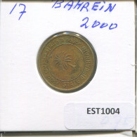 10 FILS 2000 BAHREIN BAHRAIN Islámico Moneda #EST1004.2.E.A - Bahrein