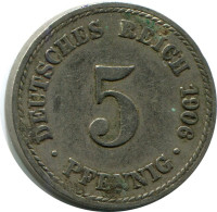 5 PFENNIG 1906 A ALLEMAGNE Pièce GERMANY #DB249.F.A - 5 Pfennig