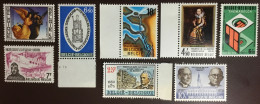 Belgium 1975 8 Commemorative Sets MNH - Neufs