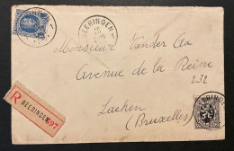 Briefomslag Recommandé - OBP 257 + 288 - EC BEERINGEN 1 - 1922-1927 Houyoux