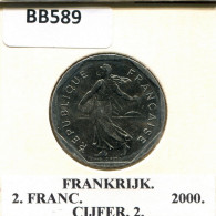 2 FRANCS 2000 FRANCE Pièce #BB589.F.A - 2 Francs