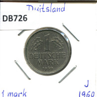 1 DM 1960 J BRD ALEMANIA Moneda GERMANY #DB726.E.A - 1 Mark