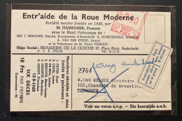 Drukwerkstuk Gefrankeerd 0,40F Belgique Belgie F264 - "Vertrokken Zonder Adres Op Te Geven" - ...-1959