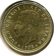 1 PESETA 1975 SPANIEN SPAIN Münze #W10532.2.D.A - 1 Peseta